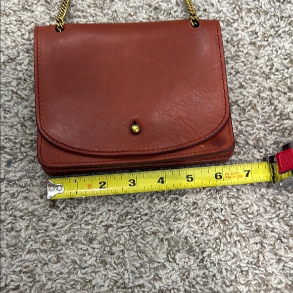 Madewell NWT aElegant Brown Leather Crossbody Bag - Picture 11 of 14
